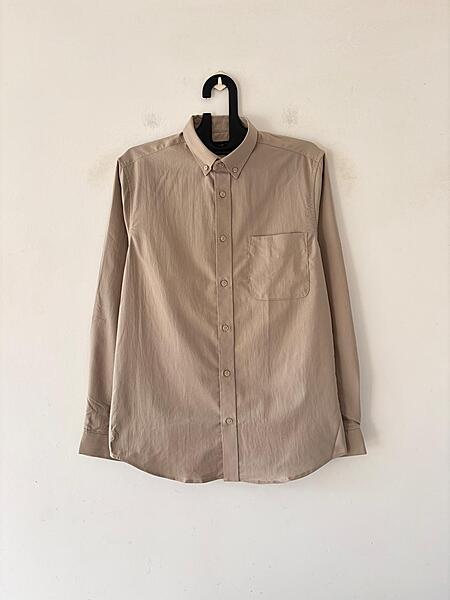 Beige drift oxford shirt