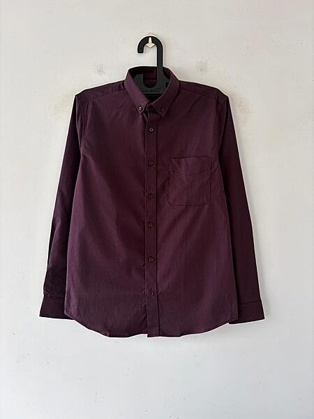 Deep violet oxford shirt
