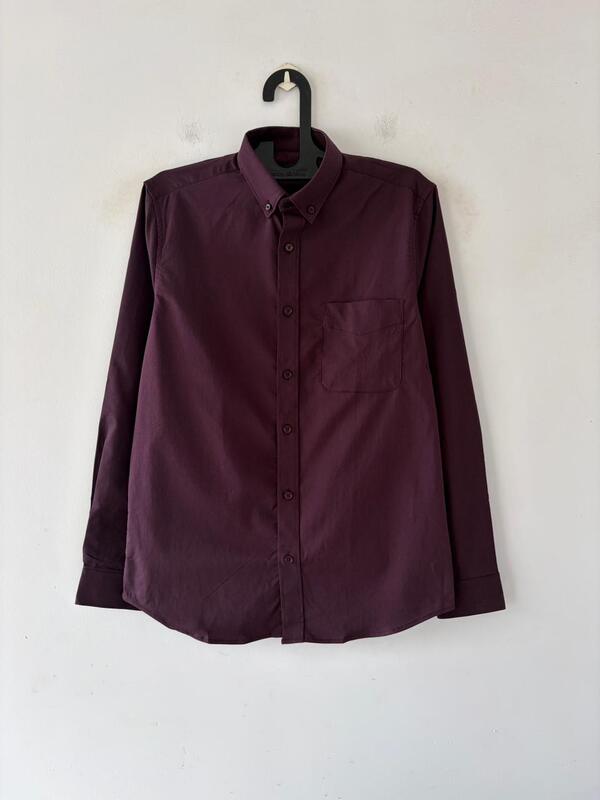 Deep violet oxford shirt