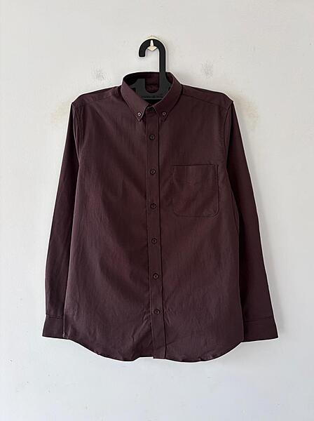 Coffee brown oxford shirt