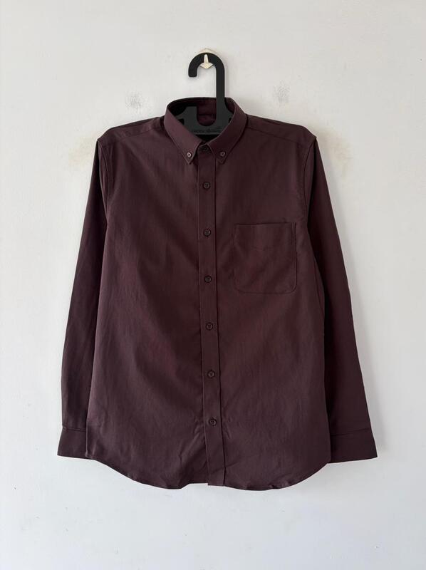 Coffee brown oxford shirt