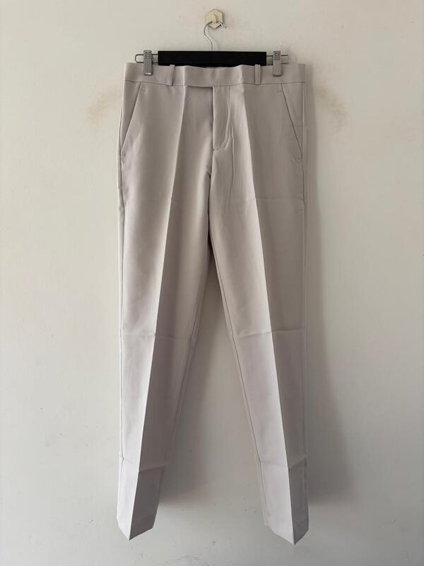 Pearl gray formal pant