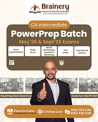 CA Inter Powerprep Batch May & Sep 26 Exams