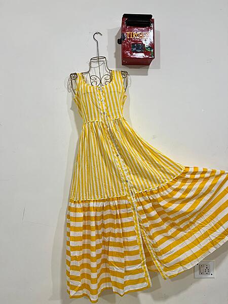 Lopa’s Mix & Match Dress - Yellow Stripes