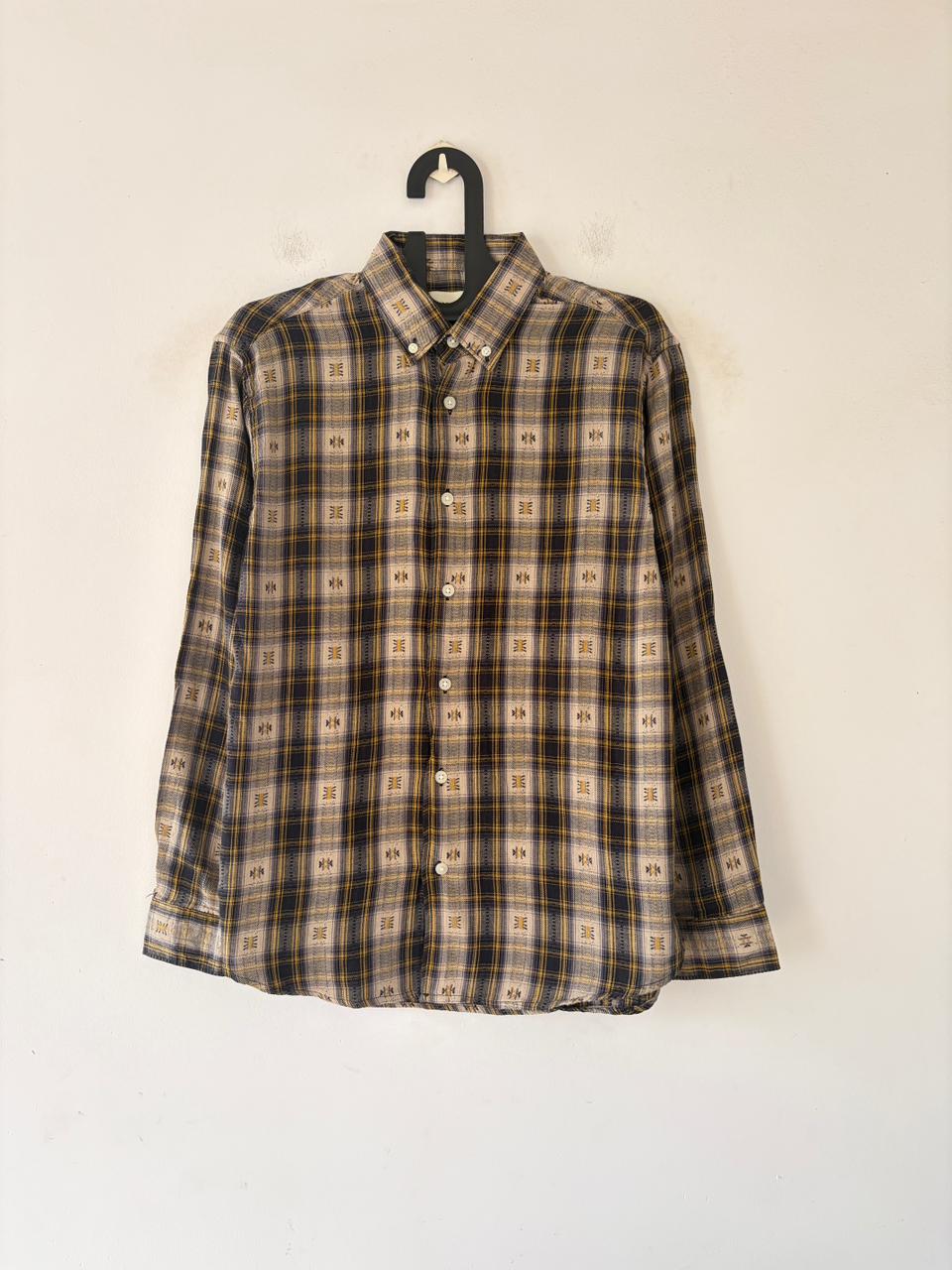 Indigo & wheat flannels