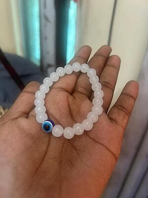 White evil eye bracelet White evil eye bracelet