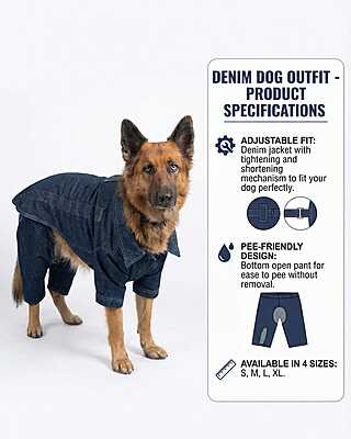 Denim Winter Jacket and Pant Combo