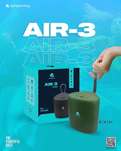 SPEAKER GADPRO AIR-3 8W SPEAKER GADPRO AIR-3 8W