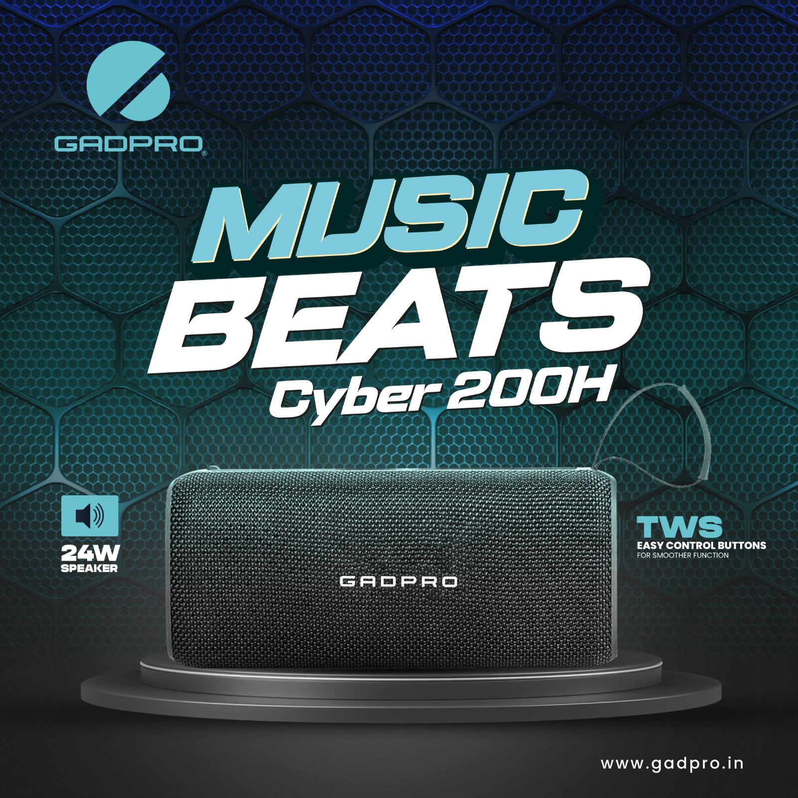 SPEAKER GADPRO 200H 24W SPEAKER GADPRO 200H 24W