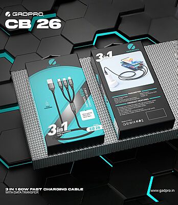 CABLE GADPRO CB-26 3 IN 1 60W
