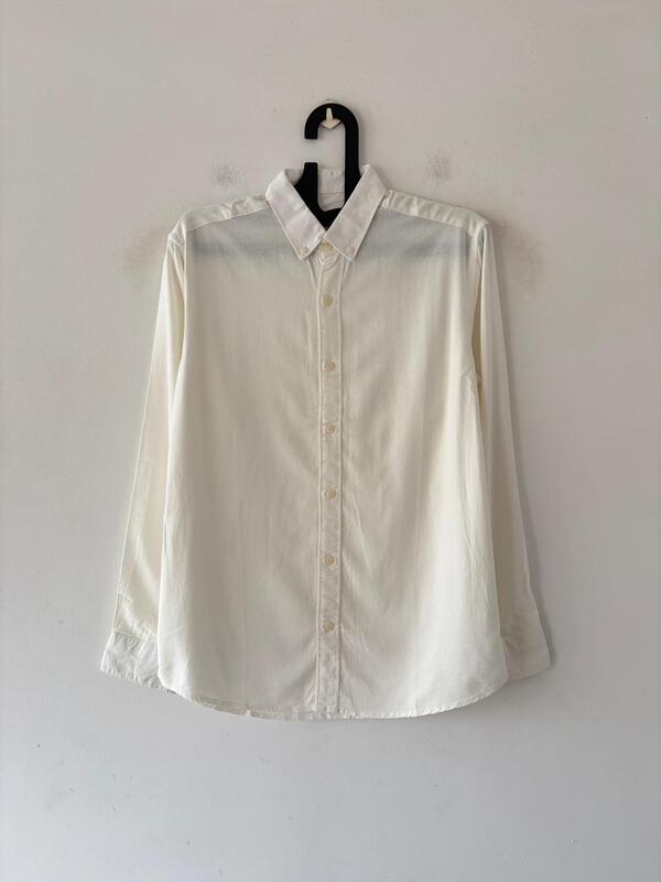 Off-white linen shirt