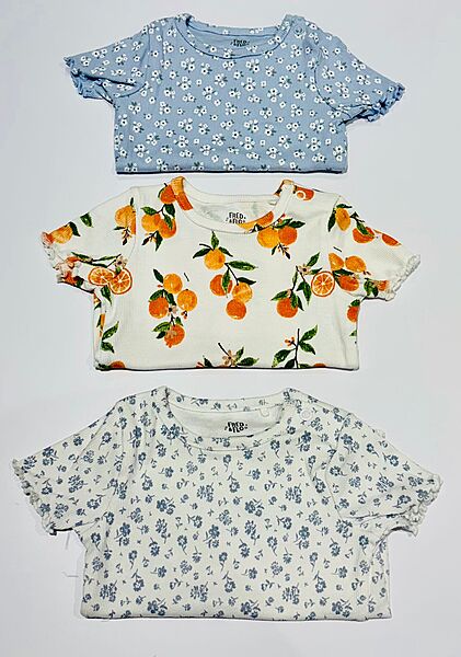 COMBO 1 TOP 3PCS SET 0-3 M