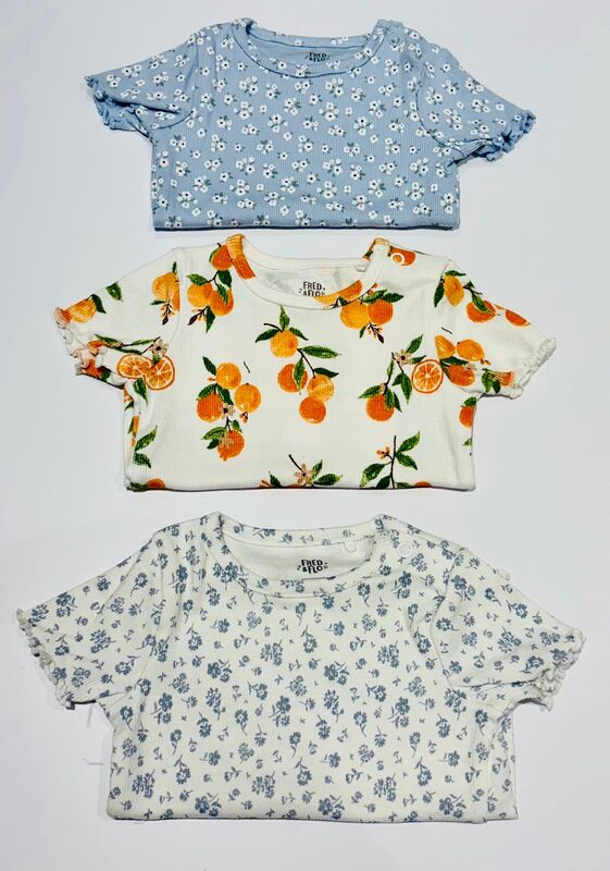 COMBO 1 TOP 3PCS SET 0-3 M