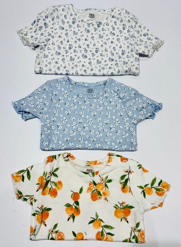 COMBO 2 TOP 3PCS SET 3-6M