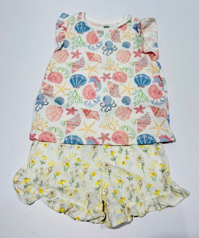 SHORTS & TOP SET 6-9 M