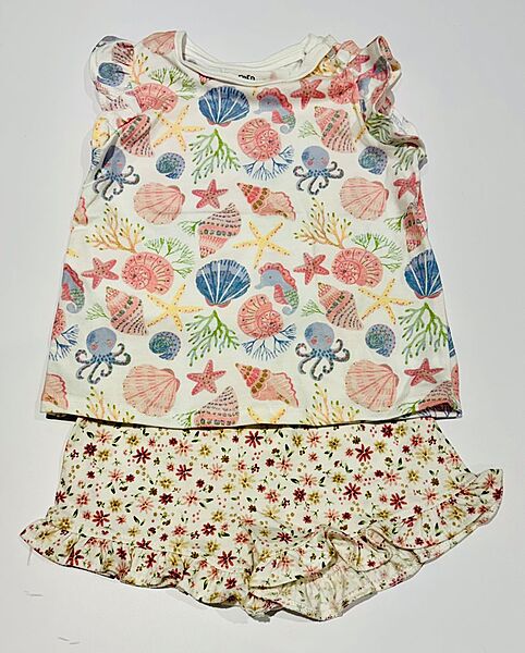 SHORTS & TOP NO5 3-6 M