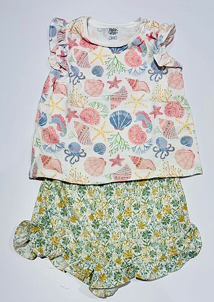 SHORTS & TOP NO9  3-6 M