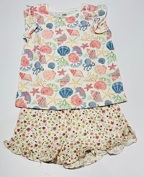 SHORTS & TOP  NO10  9-12 M