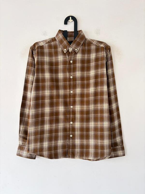 Walnut & cream flannels