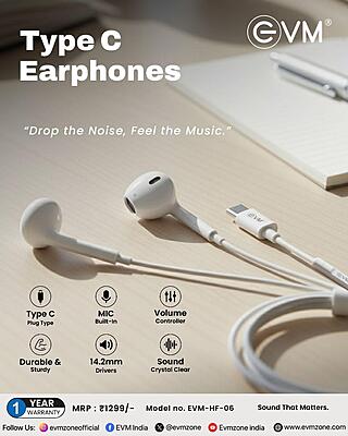 EARPHONE EVM TYPE-C HF-06