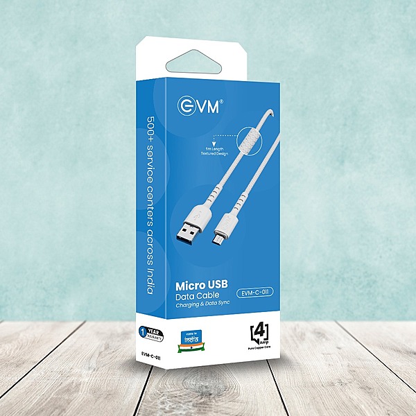 CABLE EVM MICRO USB 4A C-011 W