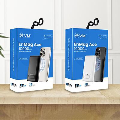 POWER BANK EVM 10000 MAH ENMAG ACE (EVM P0301) POWER BANK EVM 10000 MAH ENMAG ACE (EVM P0301)