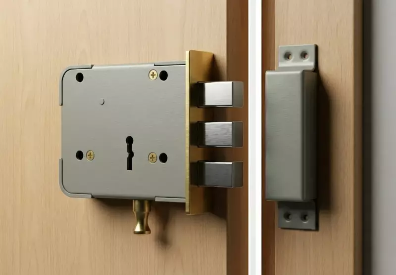 (4064) Palam Door Lock No.64 AQ SS