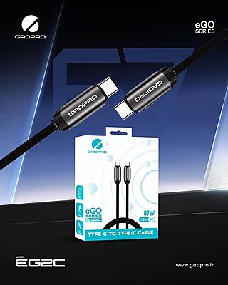 CABLE GADPRO EGO SERIES TYPE-C TO TYPE-C EG2C