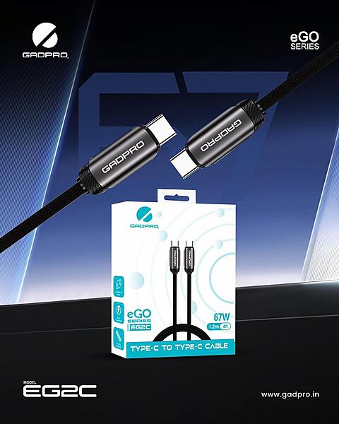 CABLE GADPRO EGO SERIES TYPE-C TO TYPE-C EG2C