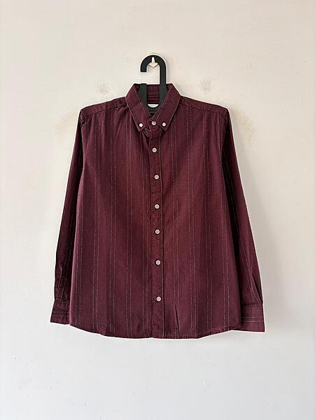 Wine wood textured shirt