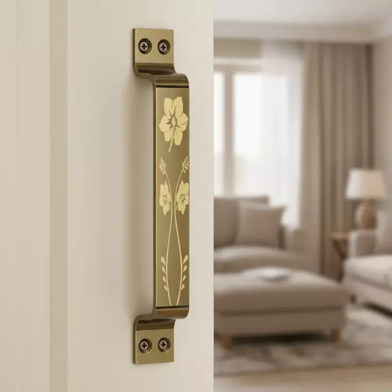 (4611) Palam SS Handle Flower VGG 7" (25x4mm)