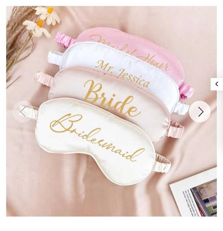Personalized Satin Eye Mask