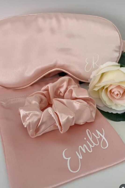 Personalized Satin Eye Mask