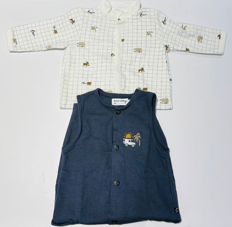 SLEEP SUIT 2PCS SET 9M COMBO-2