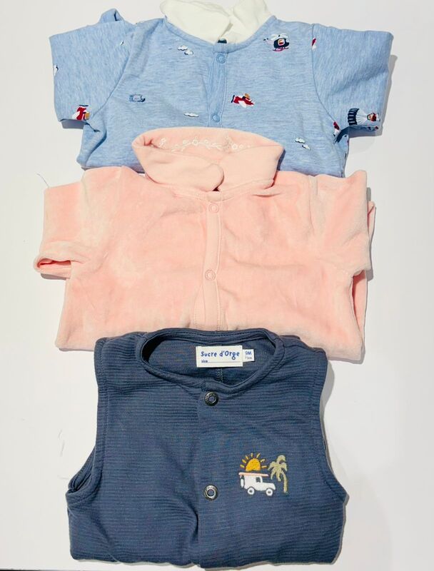 SLEEP SUIT 3PCS 6M COMBO-2