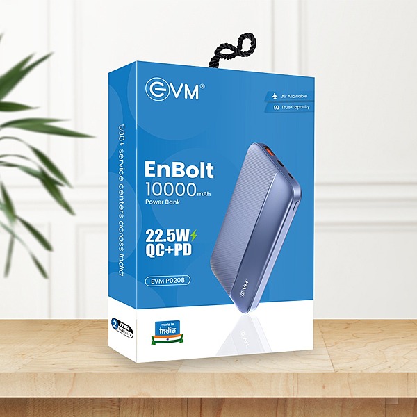 POWER BANK EVM 10000MAH ENBOLT 22.5W P0208 POWER BANK EVM 10000MAH ENBOLT 22.5W P0208