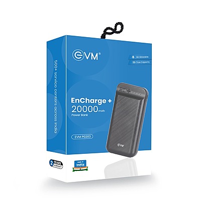 POWER BANK EVM 20000MAH ENCHARGE+ P0203 BLACK
