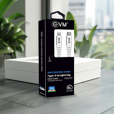 CABLE EVM TYPE-C TO LIGHTNING 27W SCL-01