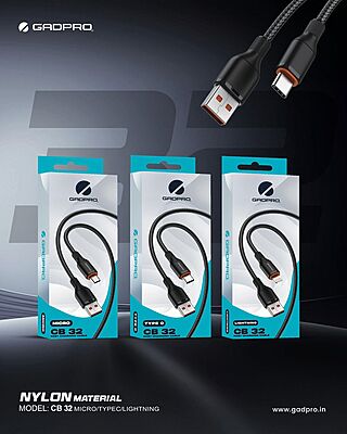 CABLE GADPRO BRAIDED CB-32 MICRO