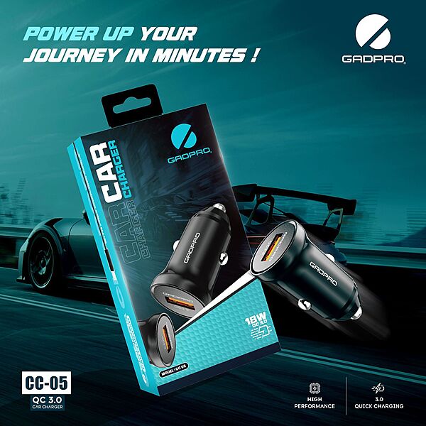 CAR CHARGER GADPRO CC-05 18W