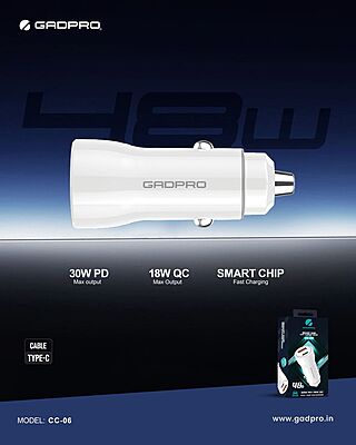 CAR CHARGER GADPRO 48W CC-06 TYPE-C