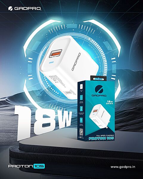 CHARGER GADPRO PROTON 105 18W TYPE-C
