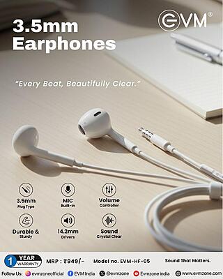 EARPHONE EVM 3.5MM WIRED HF-05