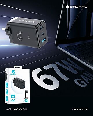 GAN CHARGER GADPRO PROTON 10.2 EGO 67W