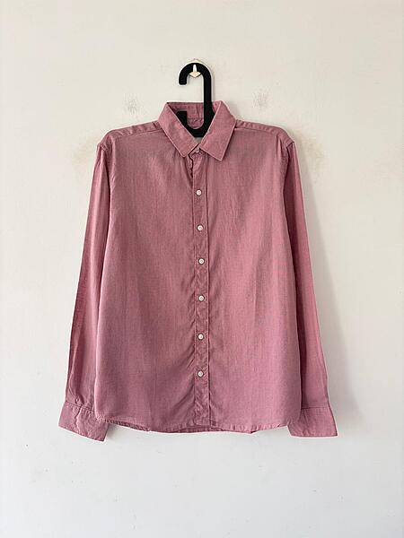 Rosewood blush linen shirt