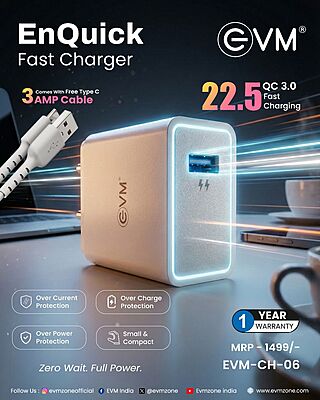 WALL CHARGER EVM QC 3.0 ENQUICK CH-06