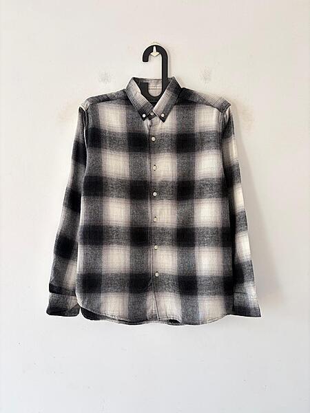 Coal black & ivory flannels