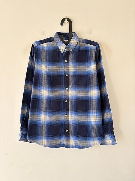 Indigo & ash flannels