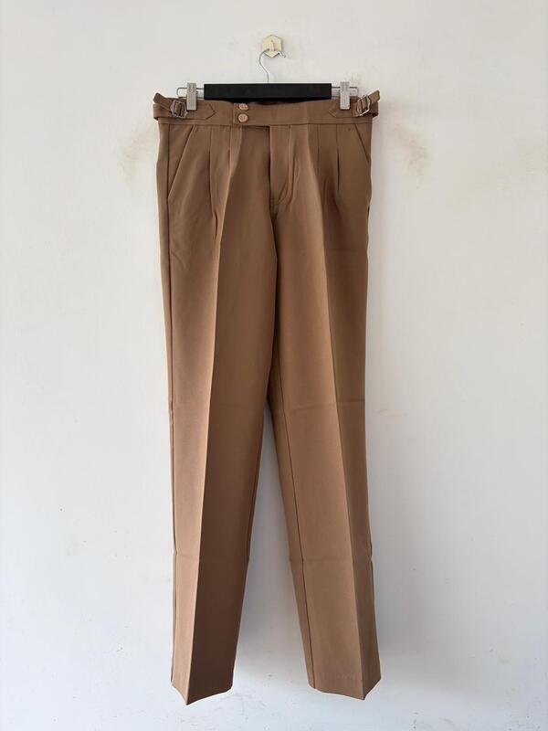 Toasted almond gurkha pants