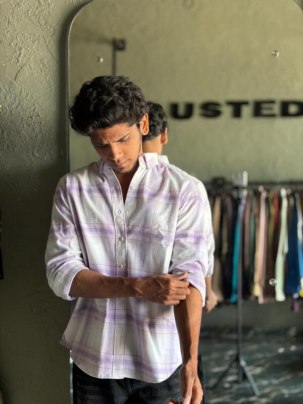 Lavender & pearl flannels